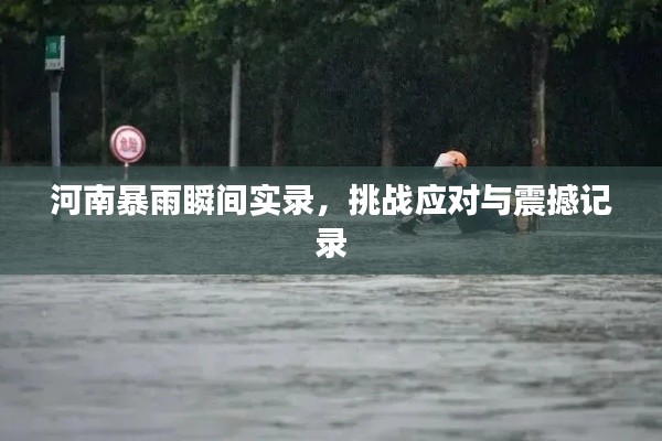 河南暴雨瞬间实录，挑战应对与震撼记录