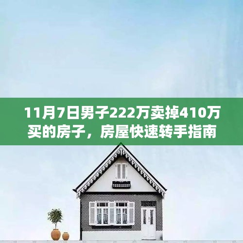 初学者与进阶用户必看，如何在11月7日以超值价售出高价房产——房屋快速转手指南揭秘！