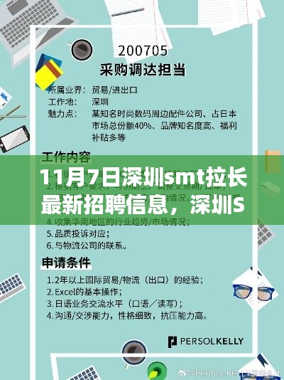 深圳SMT拉长最新招聘信息与求职指南，把握求职机遇，深入了解SMT拉长岗位