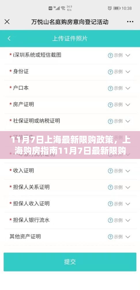 上海购房指南，最新限购政策详解与购房流程全解析（11月7日版）