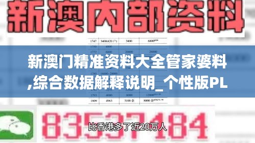 新澳门精准资料大全管家婆料,综合数据解释说明_个性版PLV100.38