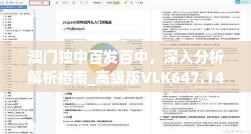 澳门独中百发百中，深入分析解析指南_高级版VLK647.14