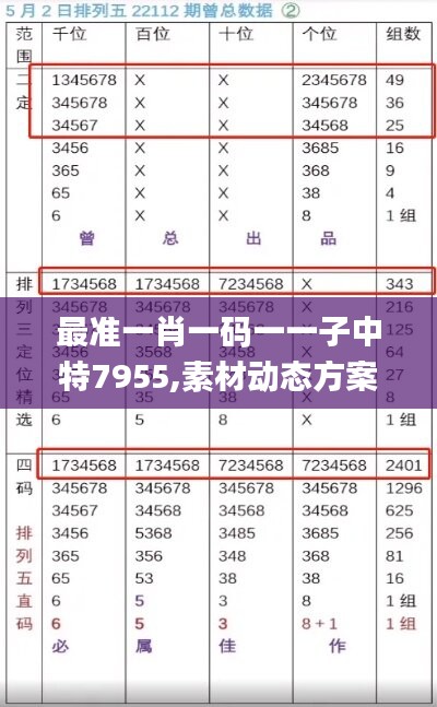 最准一肖一码一一子中特7955,素材动态方案解答_随意版238.14