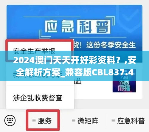 2024澳门天天开好彩资料？,安全解析方案_兼容版CBL837.41