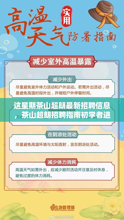 茶山超朗最新招聘信息揭秘，初学者招聘指南与把握最新信息的技巧