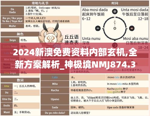 2024新澳免费资料内部玄机,全新方案解析_神极境NMJ874.3