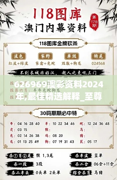 626969澳彩资料2024年,最佳精选解释_至尊PIX595.49