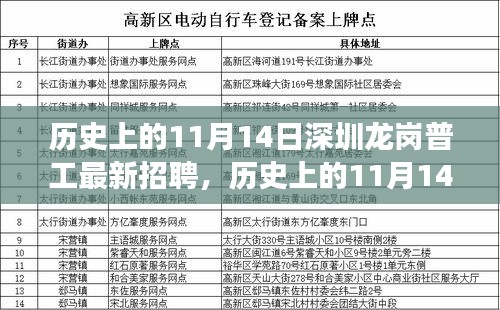 历史上的11月14日深圳龙岗普工招聘里程碑事件及其深远影响概述