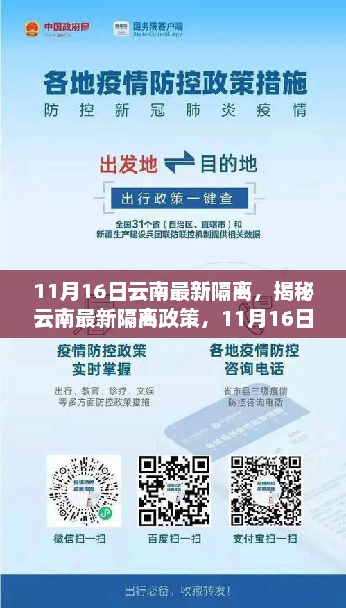 揭秘云南最新隔离政策，最新动态解读与隔离措施（截至11月16日）