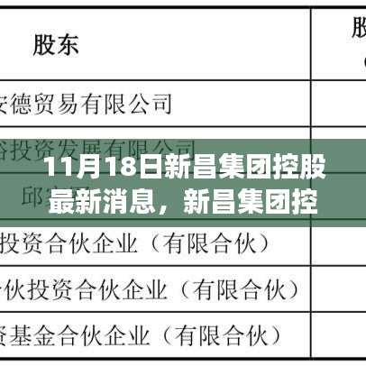 聚焦新昌集团控股最新动态解析，探析观点与最新消息（11月18日）