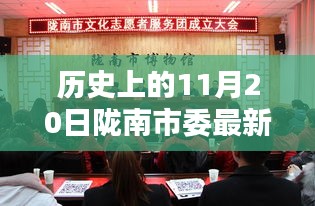 历史上的11月20日陇南市委最新任命及其解析