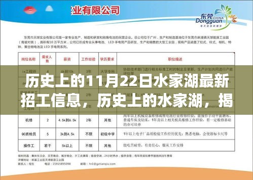 历史上的水家湖招工信息盛宴，揭秘最新招工信息，探寻水家湖发展脉络（11月22日更新）