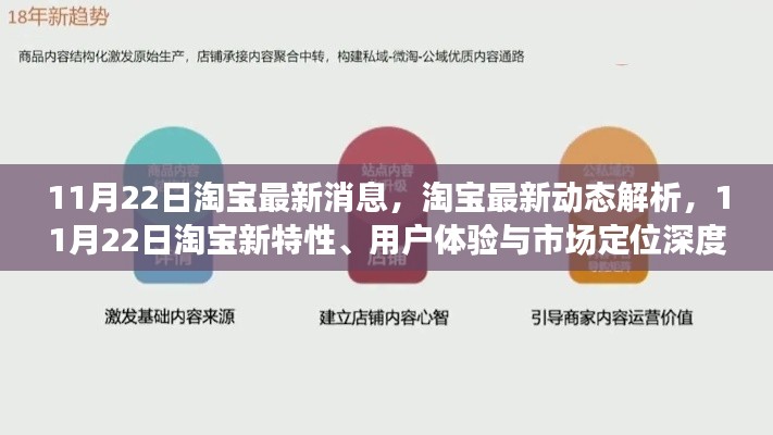 11月22日淘宝最新消息，淘宝最新动态解析，11月22日淘宝新特性、用户体验与市场定位深度探讨