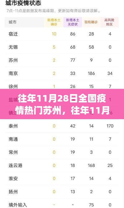 苏州疫情防控全面解读，历年11月28日全国疫情背景下的苏州抗疫之路回顾与解析