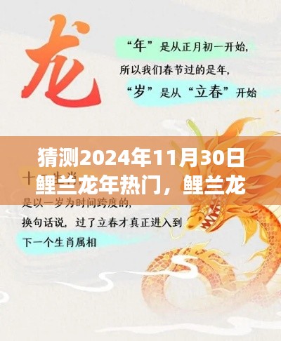 鲤兰龙年学习变革，拥抱未来，启航梦想之舟的热门展望（2024年11月30日）