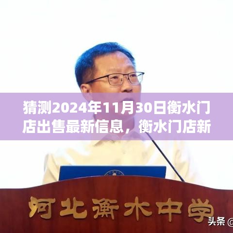 衡水门店新篇章，揭秘2024年11月30日预见之旅的最新出售信息