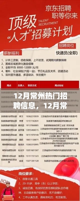 12月常州热门招聘信息全解析，职场人的求职福音