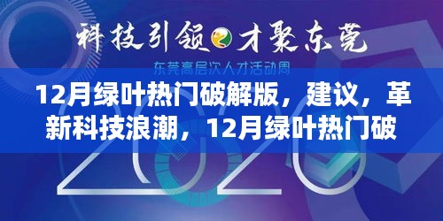 揭秘犯罪风险，12月绿叶热门破解版智能产品体验报告与革新科技浪潮背后的警示