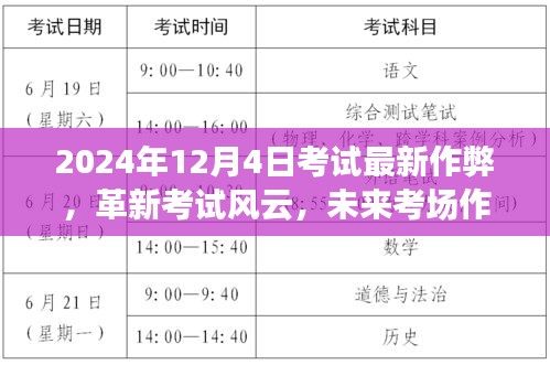 揭秘未来考场作弊神器，科技革新考试风云，2024年最新作弊手段曝光