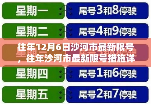 往年沙河市最新限号措施详解及分析要点