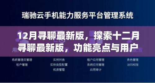 十二月寻聊最新版深度解析，功能亮点与用户体验