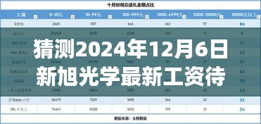 新旭光学未来工资待遇展望，拥抱变革，曙光初现的薪酬飞跃（2024年预测）