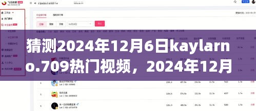 揭秘Kaylarno.709 2024年12月6日热门视频，爱的纽带与温馨陪伴的奇妙之旅