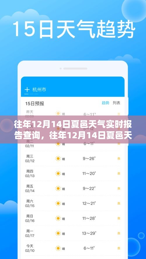 往年12月14日夏邑天气实时报告查询及其系统深度解析