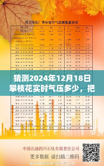 攀枝花未来气压预测与励志之旅，把握变化，自信前行于2024年12月18日实时气压探寻之路。