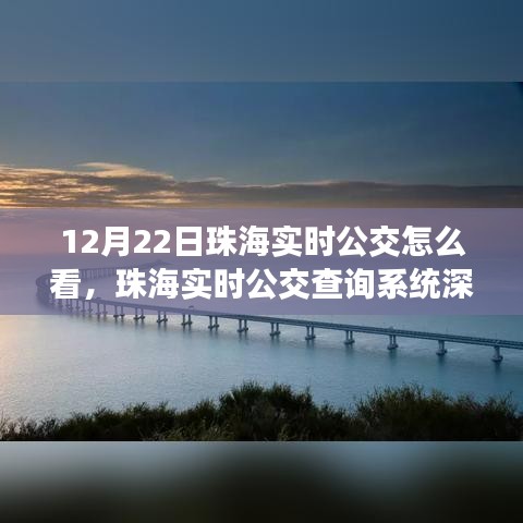 珠海实时公交查询系统深度评测与使用体验解读，以12月22日为例的全面指南