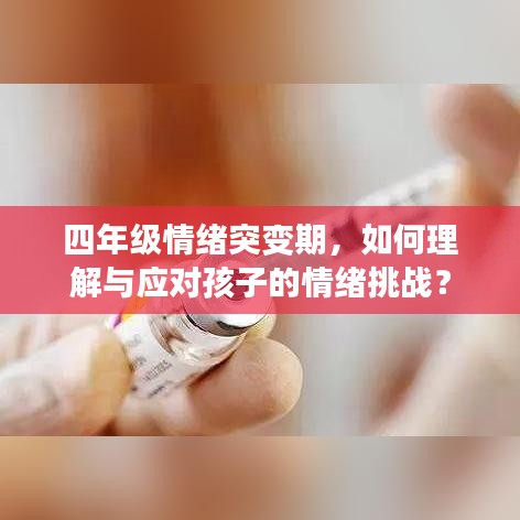 四年级情绪突变期，如何理解与应对孩子的情绪挑战？