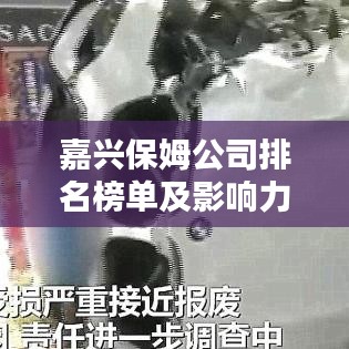 嘉兴保姆公司排名榜单及影响力深度解析