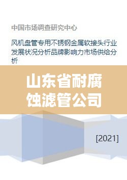 山东省耐腐蚀滤管公司排行榜及行业影响力解析