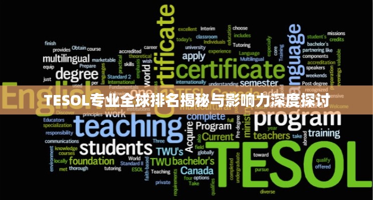 TESOL专业全球排名揭秘与影响力深度探讨