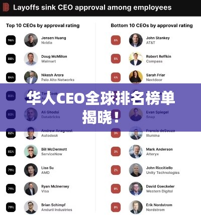 华人CEO全球排名榜单揭晓！