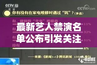 最新艺人禁演名单公布引发关注，行业自律迈入新里程碑