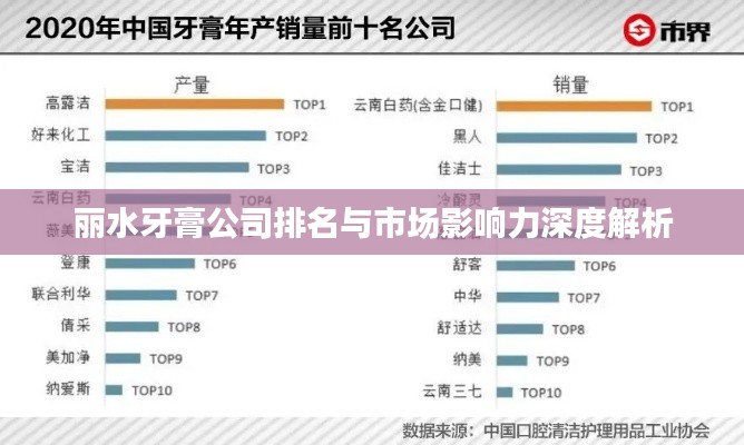 丽水牙膏公司排名与市场影响力深度解析